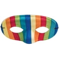 thumbnail image 2 of Rainbow Domino Mask Halloween Costume Accessory, 2 of 2