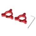 thumbnail image 4 of Par de precarga de horquilla anodizada hexagonal Baoblaze, 17 mm, Rojo, 4 of 7