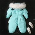 thumbnail image 4 of Baby Toddler Winter Snowsuit Ski Suit Waterproof Coats Jackets Jumpsuits Warm Thick Winter Snow Suits Outfits for Toddler Kids 7T, 4 of 6