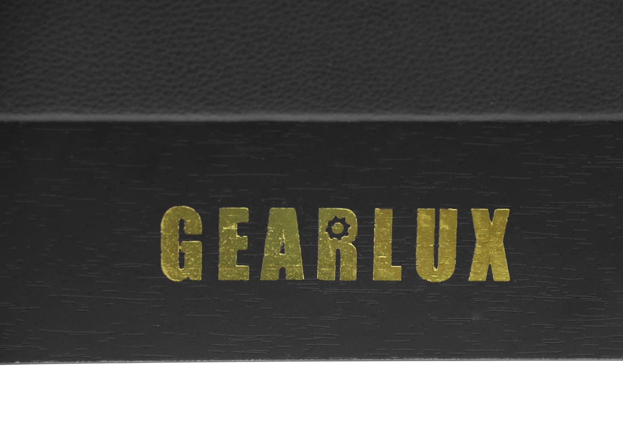 Gearlux Non-Skid Adjustable Height Piano Bench with Padded Cushion - Black