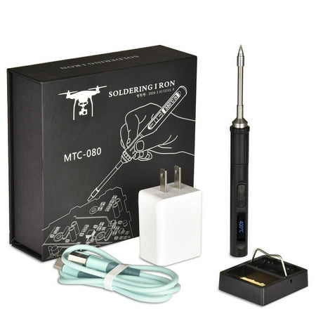 

Younar Portable Soldering Iron Kit Smart Thermostat LED Adjustable Tool