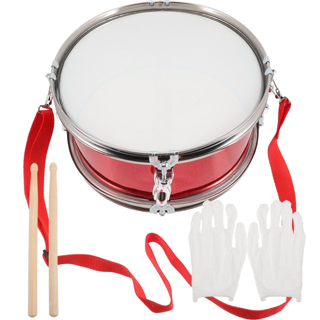 KONTONTY 1 Set Snare Drum Practice Pad Flash Red Snare Drum Important for Skill
