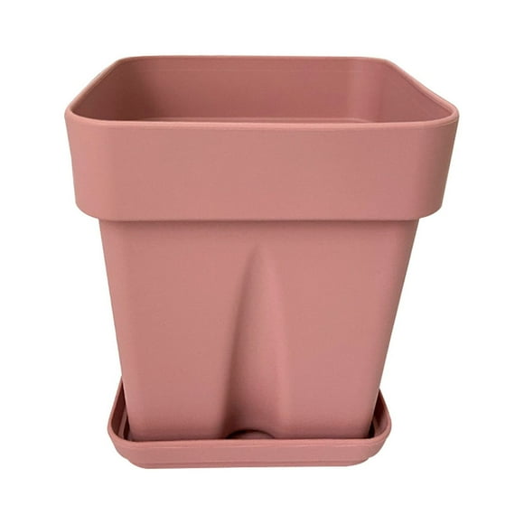 witspace Plant Pots Thickened Anti Fall Silicone Planter Simple Square Home Office Decoration Succulent Pot Indoor Plant Pots for Outdoor or Indoor Garden Flower Planter
