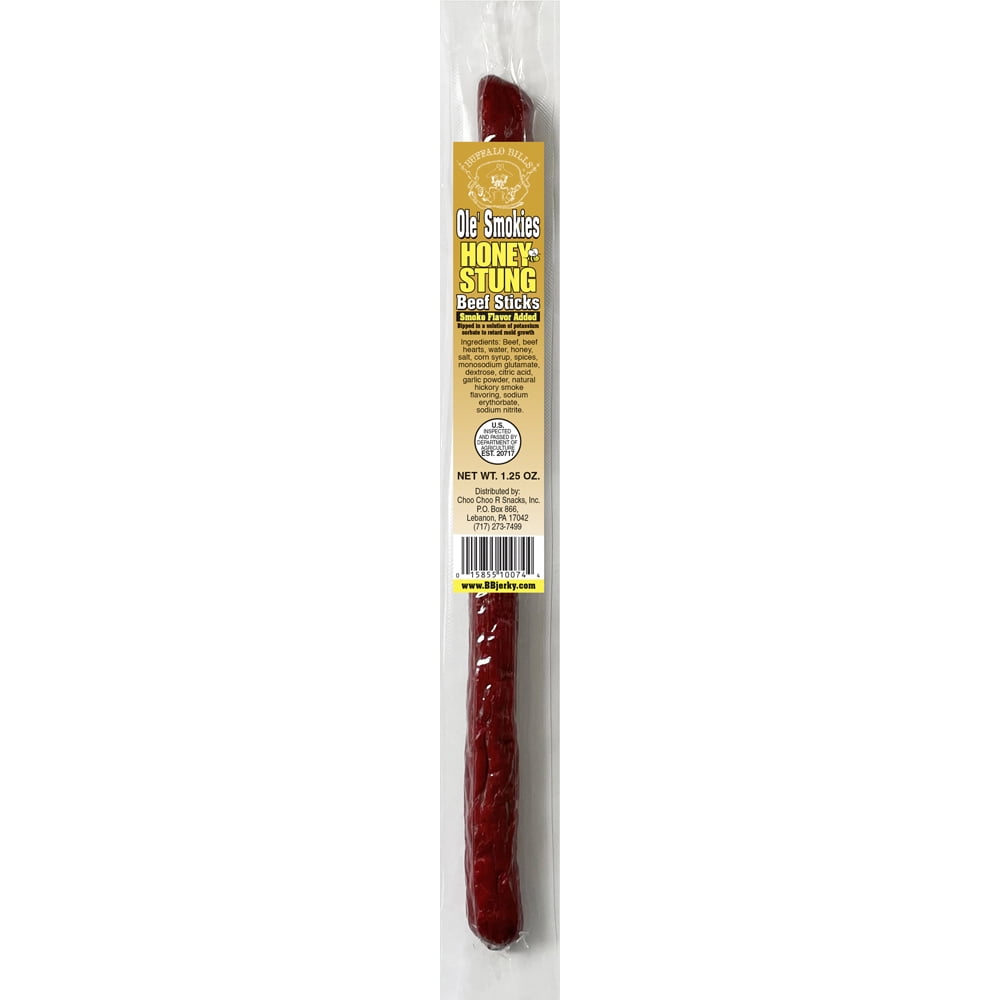 Buffalo Bills 15-ct Honey Stung Ole Smokies (Beef Sticks) – Two 15-ct Tubs