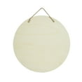 thumbnail image 3 of Stylecraft Unfinished Round Wooden Plaque, Natural Color, 11.8" 0.33 lbs. (1 Piece), 3 of 3