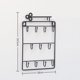 thumbnail image 2 of WEUVEB 1Ud Gancho Traceless De Hierro Negro Para Y Cocina Gancho Colgador Resistente, 2 of 8