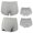 Gray, variant on Tinglu Loose Workout Shorts for Women Fitness Shorts Woman Pants Plus Size 3XL