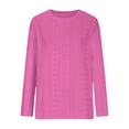 thumbnail image 5 of Mgmyaa Long Sleeve Tops for Girls Solid Color Cute Crewnecks Shirts Casual Blouses Clothes 3-14Y, 5 of 7