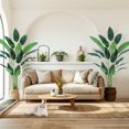 thumbnail image 3 of 7-ft artificial bird of paradise tree (2 pack) - fake palm tree para indoor/outdoor moderno decor, ideal para para home, oficina, y housewarming gift con 20 trunks y faux leaves, 3 of 7