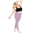 thumbnail image 2 of Stretch Is Comfort Women's Cotton Full Length Leggings Orchid Purple 5X, 2 of 7