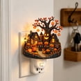 thumbnail image 7 of Halloween Ghost Pumpkin Wall Night Light Plug - In Spooky Decor, Safe Soft LED Lighting, Decorative Accent for Halloween Party Holiday Home Gift,Multicolor C, 7 of 7