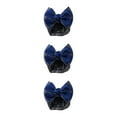 thumbnail image 4 of Baohd Wide Application Bow Work Hair Clips For Various Occasions Professional Hair Plate Mesh Pocket Thick stripes-gold 3Set, 4 of 6