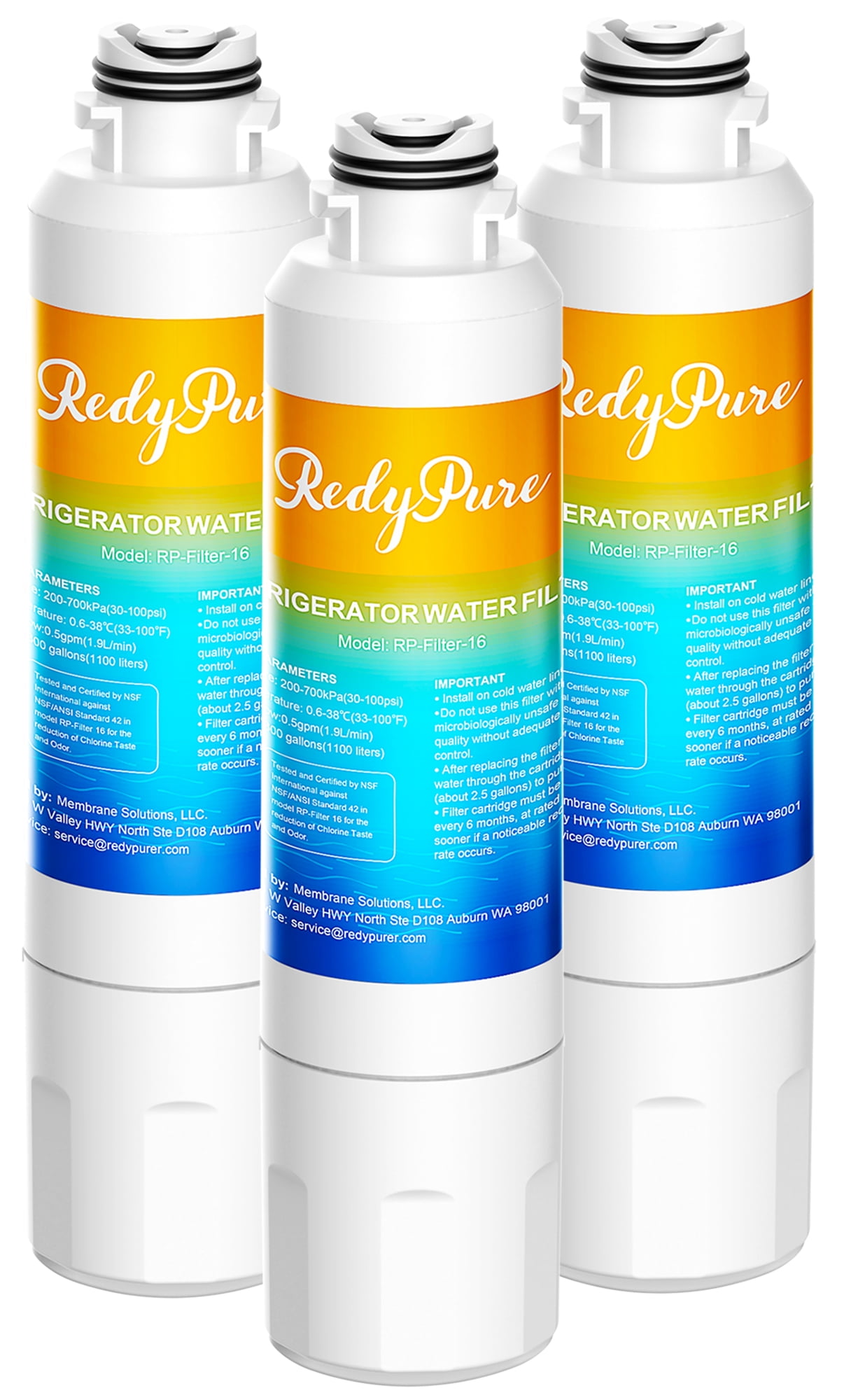 DA2900020B Refrigerator Water Filter, RedyPure Replacement