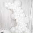thumbnail image 4 of Conjunto de 10 globos blancos de 18 pulgadas KIRIKOU grandes globos redondos de látex grueso de helio para la decoración de la fiesta de graduación de la ducha del bebé de la boda de cumpleaños, 4 of 5