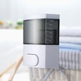 thumbnail image 3 of FONWILYO 1Pack Rectangular PP Liquid Soap Container Wall Mounted Dispenser For Hotel Supplies, 3 of 8