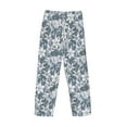 thumbnail image 5 of Xecao Lilies Flowers Men's Straight Lounge Pajama Pants: The Ultimate in Comfortable Sleepwear, 5 of 9