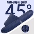 thumbnail image 5 of Cloud Slippers for Women and Men, Pillow House Slippers Shower Shoes Indoor Slides Bathroom Sandals, Ultimate Comfort, Lightweight, Thick Sole, Non-Slip, Easy to Clean, 5 of 6