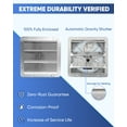 thumbnail image 6 of KEN BROWN 14" Duct Exhaust Fan - 1520 CFM, Wall Mounted for Garage/Attic/Greenhouse/Shed, 6 of 13