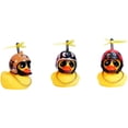 thumbnail image 1 of Adorno de pato para manillar de motocicleta, pequeño adorno de pato amarillo para casco, 1 of 2