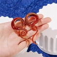 thumbnail image 3 of 2piezas Expansores De Vidrio Retorcido Con Puntos Para Oreja, 3 of 5