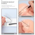 thumbnail image 2 of 10 Pcs Règle à Sourcils Pochoir multi-Couleur Assistance au Tatouage pour Salon de Beauté, 2 of 9