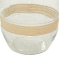 thumbnail image 4 of DecMode 20" Glass Vase with Rattan Detail, 4 of 7