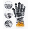 thumbnail image 3 of GOOHOCHY Thermal Gloves for Women Moderately Warm Woolen Full Finger 2Pcs, 3 of 5