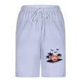 thumbnail image 5 of GUZOM Mens Purple Swim Trunks Quick Dry with Liner, Tropical Sunset Print Board Shorts for Beach Pool Vacation, Elastic Waist & Pockets,Size 3XL, 5 of 6