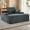 Dark Grey, variant on YSICK 68.5" Boneless Chaise Lounge Chair Indoor, Upholstered Sofa Bed Corduroy Couches for Living Room, No Assembly Required, Grey