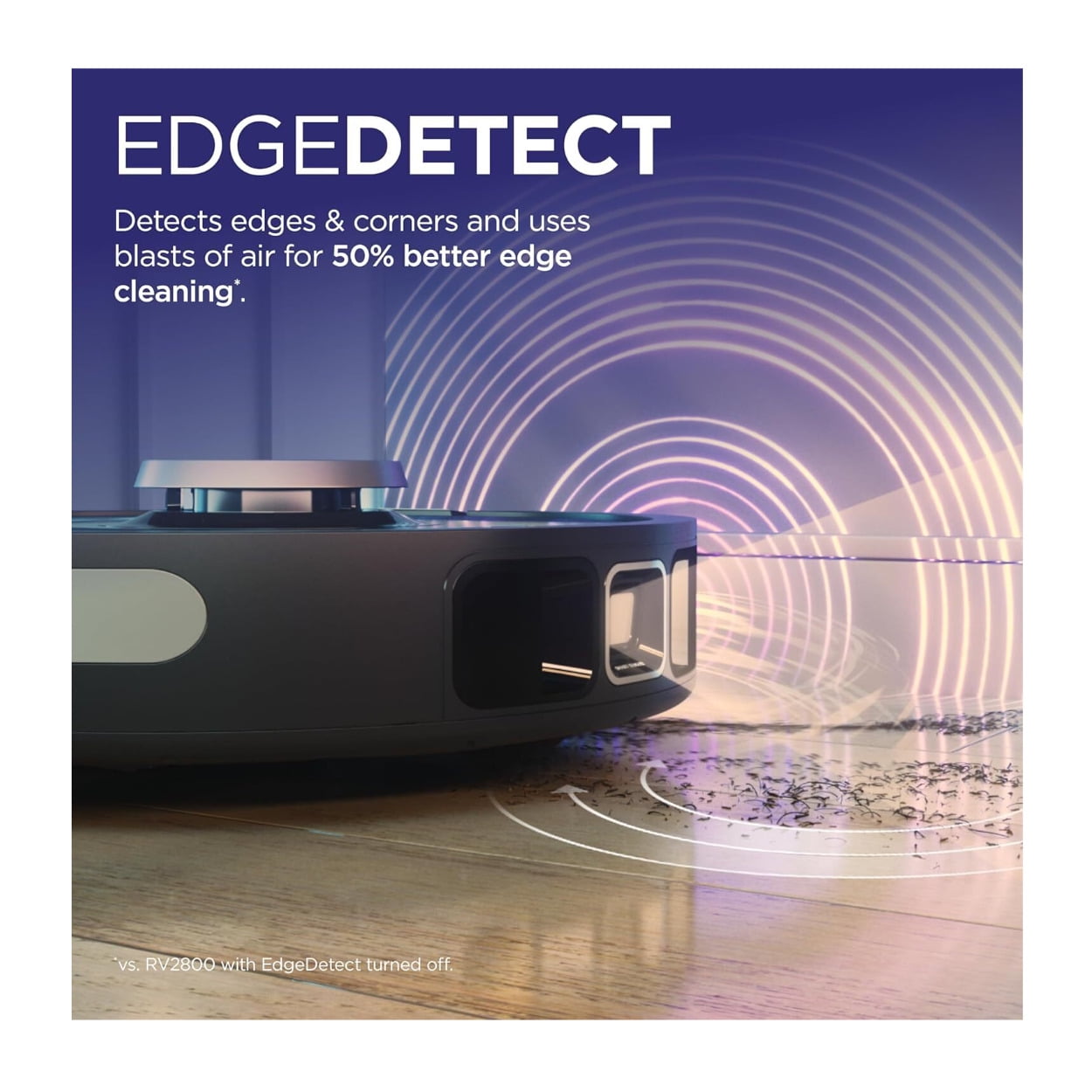 Restored Shark RV2820AE Detect Pro Self-Empty Robot Vacuum with Bagless 60-day Capacity HEPA Base Auto Deep-Clean 3 Detect and React Technologies (Black) (Refurbished)