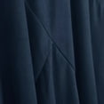 thumbnail image 5 of Urban CoCo Vintage Elastic Waist A-Line Midi Skirt (Indigo Blue, L), 5 of 7