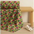 thumbnail image 4 of Soimoi Cotton Poplin Fabric Leaves,Lemon Slice & Watermelon Fruits Print Sewing Fabric Yard 42 Inch Wide, 4 of 7