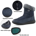 thumbnail image 5 of Ablanczoom Snow Boots Women Winter Shoes Warm Faux Fur Outdoors Ankle Booties, 5 of 8