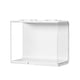 thumbnail image 1 of Vitrina para muñecas ABS transparente apilable, caja de exhibición transparente, soporte de almacenamiento para mini figuras coleccionables, tamaño grande, color blanco, 1 of 12