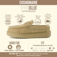 thumbnail image 2 of Cushionaire Ollie Cozy Genuine Suede Clogs for Women, Comfortable Slip-On Mule Loafers with Faux Fur Lining, Memory Foam Cushioning and Durable Rubber Sole, 2 of 24