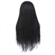 thumbnail image 4 of Peluca trenzada pequeña, peluca africana, mujeres europeas americanas, rizos pequeños, rastas, tocados de pelo largo, 4 of 4