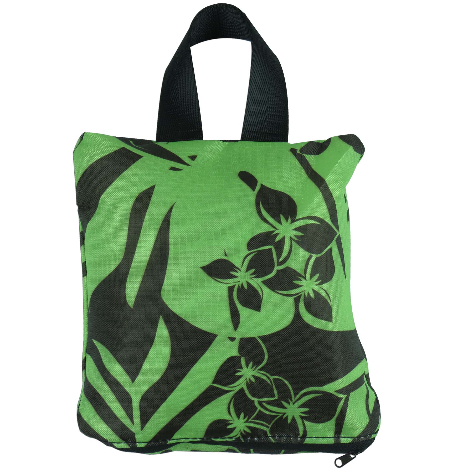 Hawaii Tote Bags Green Foldaway Drawstring Bag