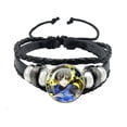 thumbnail image 5 of BlUE LOCK Cosplay Personaje de Anime Isagi Yoichi Chigiri Bachira pulsera de cuero con cabujón de cristal de dibujos animados para regalo para un amigo, 5 of 5