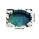 thumbnail image 1 of CREATITOY 3D Optical Illusion Entryway Mat Non-Slip Stain-Resistant Crystal Velvet Rug, 1 of 6