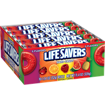Life Savers 5 Flavors Hard Candy Roll, 1.14 Ounce (20 Single Packs)