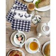 thumbnail image 4 of Farmhouse Purple Plaid Kitchen Dish Towels for Drying Dishes Set of 4, Vintage Country Cock Checkered Waffle Weave Microfiber Hand Tea Bathroom Towels Quick Dry & Absorbent Towel 15.7x23.6, 4 of 7
