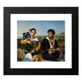 thumbnail image 2 of François-Joseph Navez 17x15 Black Modern Framed Museum Art Print Titled - A Musical Group (1821), 2 of 5