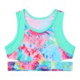 thumbnail image 5 of DPOIS Kid Girls Colorful Sports Bra Ballet Dance Sportswear, 5 of 7