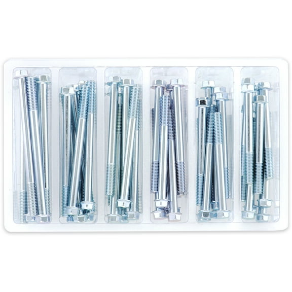 Bolt M6 8mm Hex Flange Bolt Small Service Assortment #3 (SV-M6HEXF-3)