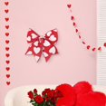 thumbnail image 5 of Pklyzj Valentine's Day Decorations 6 PCS Valentine's Day Wreath Bows Red Love Heart Burlaps Bows For Wreaths Valentines Day Ribbon Bows Tree Topper Bow For Home Indoor Outdoor Decoration Wreath Vale, 5 of 5