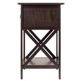thumbnail image 4 of Winsome Xylia 1-Drawer Transitional Solid Wood Storage End Table in Coffee, 4 of 11