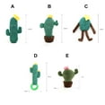 thumbnail image 5 of Pet Molar Toy Cactus Shape Design Bite Resistant Plush Creative Pet Bite Sounding Toy for Puppy, 5 of 8