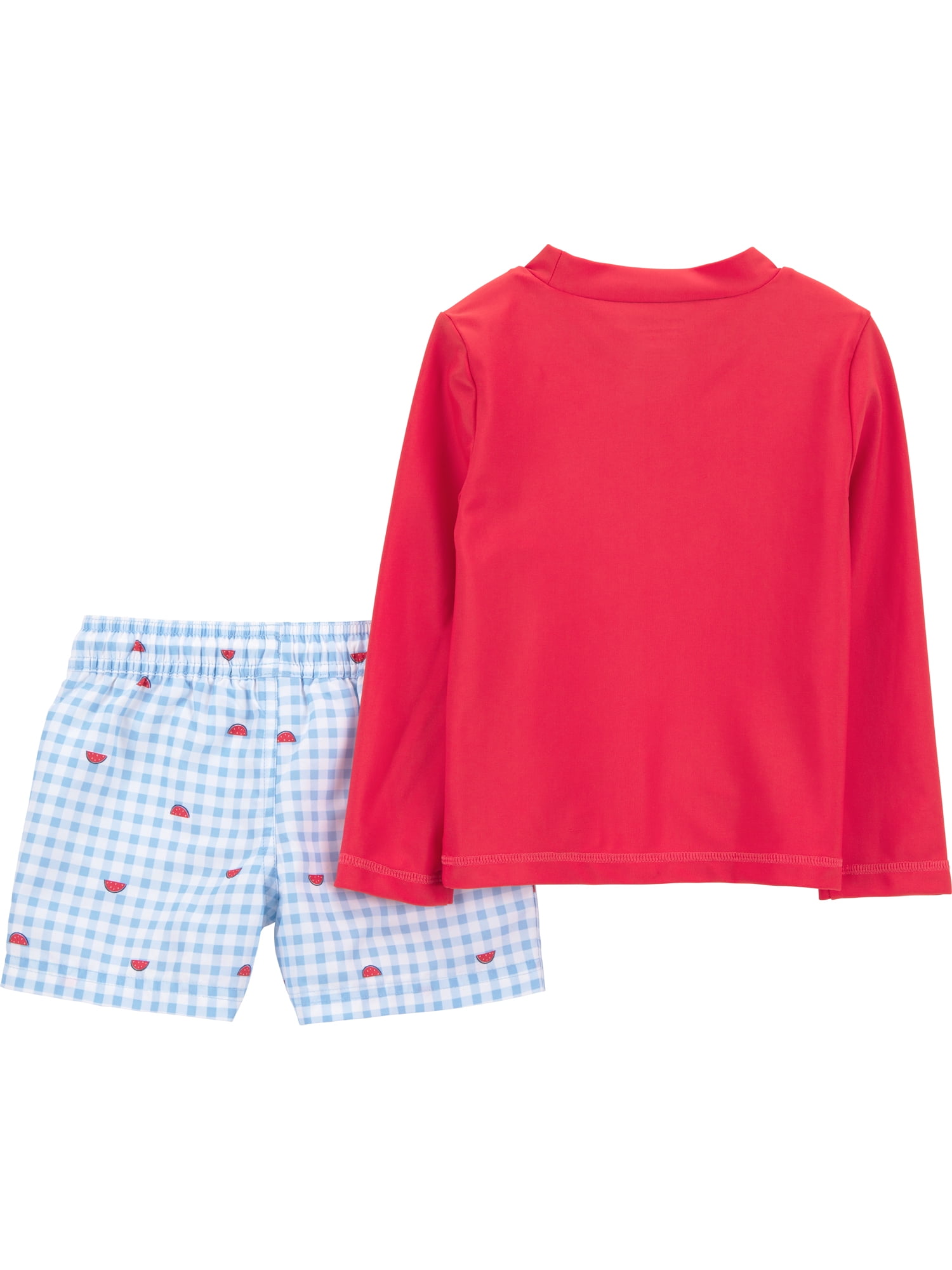 Carter's Child of Mine Toddler Boy Rash Guard Swimsuit Set, 2-Piece, Sizes 12M-5T