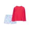 thumbnail image 2 of Carter's Child of Mine Toddler Boy Rash Guard Swimsuit Set, 2-Piece, Sizes 12M-5T, 2 of 7