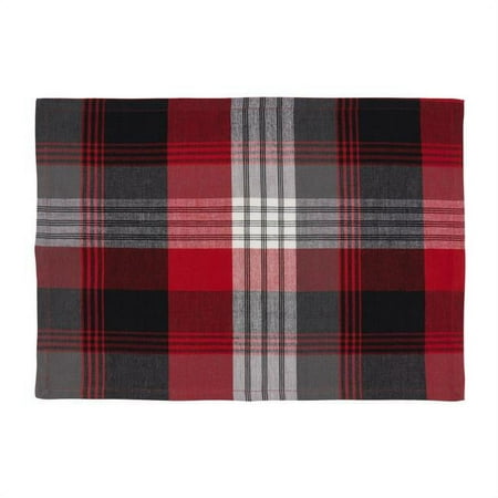 

SARO Plaid Design Cotton Placemats - Set of 4